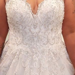 Wedding dress and veil - unused